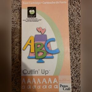 Cricut Cuttin' Up Alphabet Die-Cut Set - Multicolor ABC